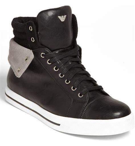 armani jeans shoes replica|Armani Jeans high top sneakers.